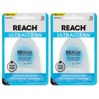 Buy now REACH Ultraclean Dental Floss, Mint, Plaque Remover for Teeth, Shred Resistant, Waxed, Easy on Gums & Teeth, Mint, Oral Care, PFAS Free, for Adults & Kids, 1 Pack, 30 yd at indiglob india
