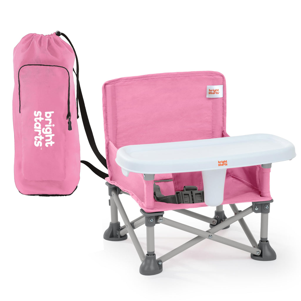 Buy now Summer by Bright Starts Pop 'N Sit Portable Booster Chair, Floor Seat, Indoor/Outdoor Use, Compact Fold, Green, 6 Mos - 3 Yrs at indiglob india