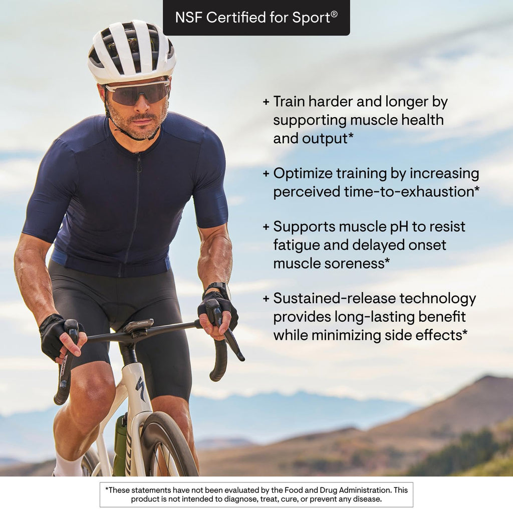 THORNE Beta Alanine-SR, Sustained Release Beta-Alanine, 120 Tablets