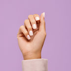 Kiss Impress No Glue Mani Press On Nails, Color, 'Point Pink', Pink, Short Size, Squoval Shape, Includes 30 Nails, Prep Pad, Instructions Sheet, 1 Manicure Stick, 1 Mini File