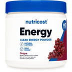Nutricost Energy Drink Powder (Grape) 60 Servings, Pre Workout, Gluten-Free