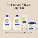 Aveeno Skin Relief Body Wash with Triple Oat Complex, Fragrance-Free, Gentle Daily Body Wash for Sensitive Skin Leaves Itchy, Dry Skin Feeling Soothed & Moisturized, Value Size 33 Fl Oz