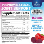 Joint Support Gummies - Glucosamine Plus Vitamin E Nature's Joint Support Supplement for Occasional Discomfort for Back, Knees & Hands - Cartilage & Joint Health & Flexibility Support - 120 Gummies