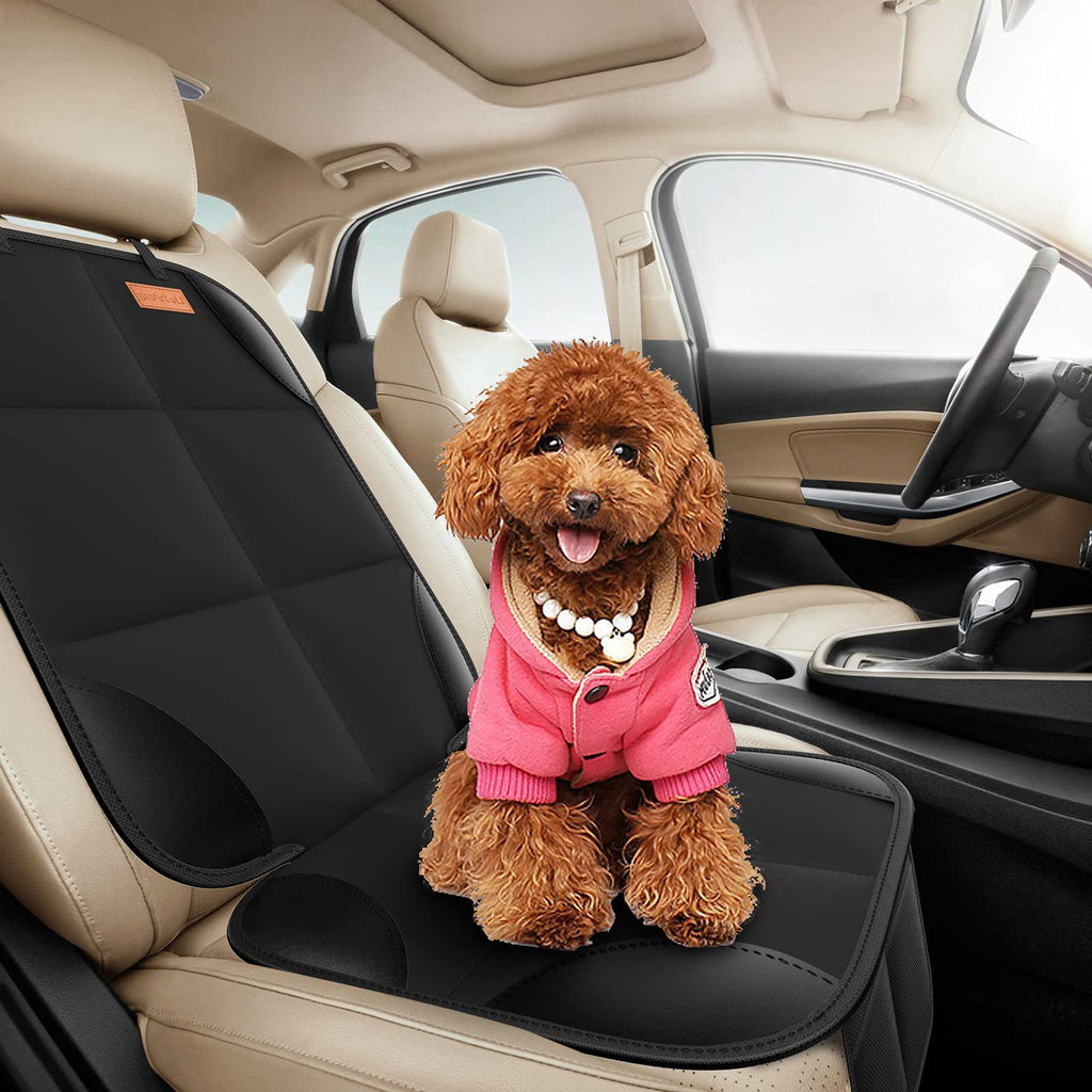 Buy now SMART ELF Car Seat Protector, 2Pack Seat Protector Protect Child Seats with Thickest Padding and Non-Slip Backing Mesh Pockets for Baby and Pet,Sedan SUV Truck (Black) at indiglob india