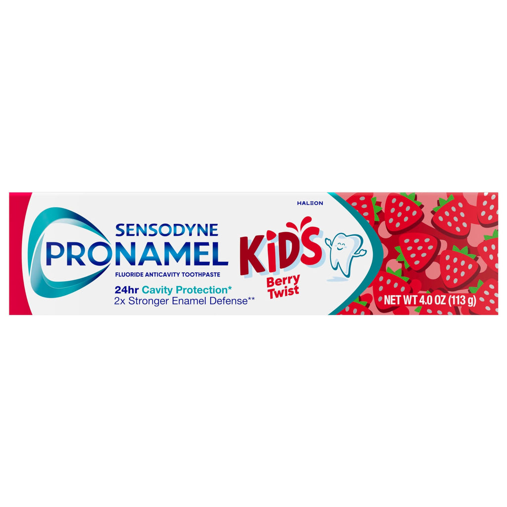Sensodyne Pronamel Kids Berry Twist Toothpaste, 4 oz (2 Pack)