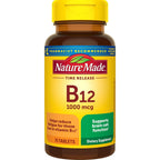 Nature Made Vitamin B12 1000 mcg Time Release Tablets, 160 Tablets | B12 Vitamins for Women and Men, Dietary Supplement for Energy Metabolism Support, Gluten Free, 160 Day Supply