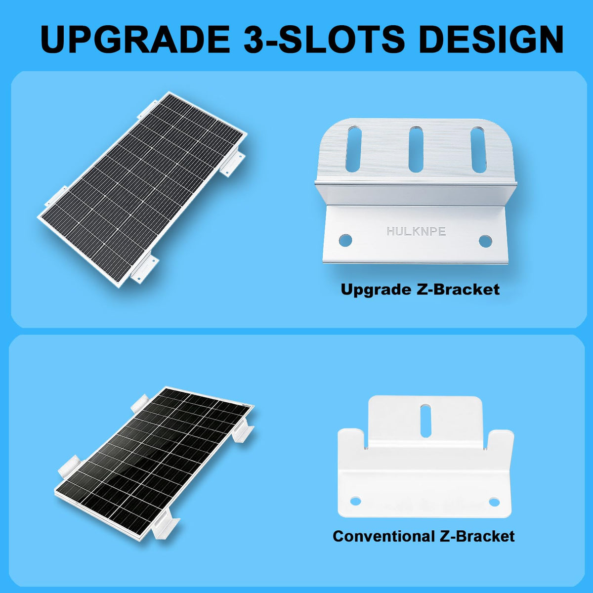 Z Brackets Solar Panel Mounting Kit (16 Pack) - Heavy Duty Corrosion-Resistant Aluminum for RV, Boat, Roof & Off-Grid Installations