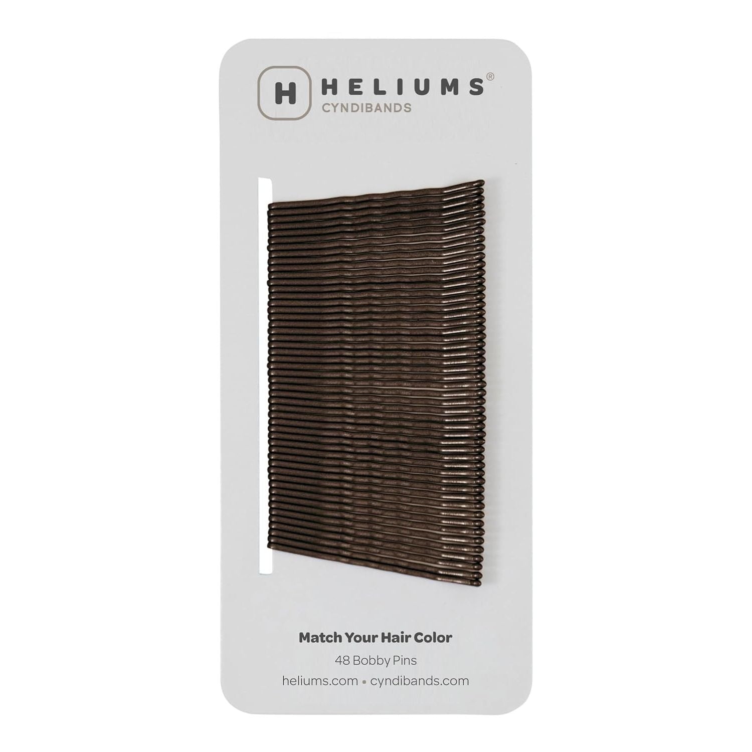 Buy now Heliums Bobby Pins - Auburn Red - 2 Inch Wavy Hair Pins, Color Matched for Redheads, 48 Count Dark Brown at indiglob india