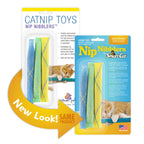 Pioneer Pet Nip Nibblers Catnip Toy – 3 Pack – Catnip Filled Toys For Indoor Cats -Teething Toy For Kittens That Bite And Chew