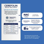 Cerefolin Brain Wellness, Targeted Nutrition for Cognitive Support, 60 Ct