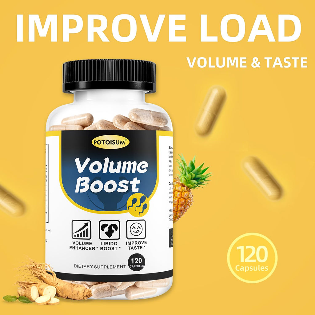 Semen Volume Booster, Semen & Sperm Load Significantly Boost, Men’s Fertility Health Supplement, Help You Increase Load Volume