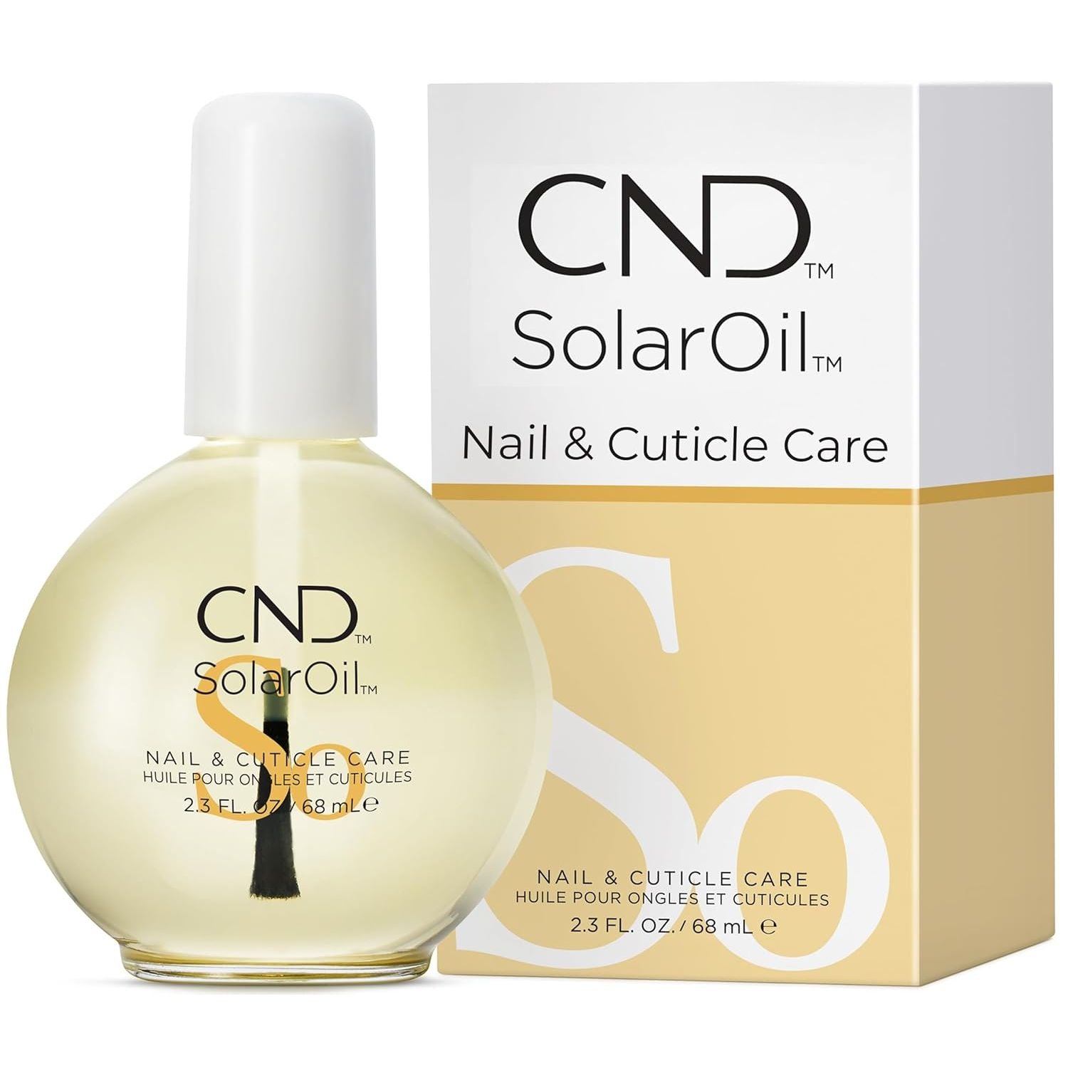 Buy now CND SolarOil Cuticle Oil, Blend Of Jojoba, Vitamin E, Rice Bran & Sweet Almond Oils, Moisturizes & Conditions 2.3 Fl Oz (Pack of 1) at indiglob india