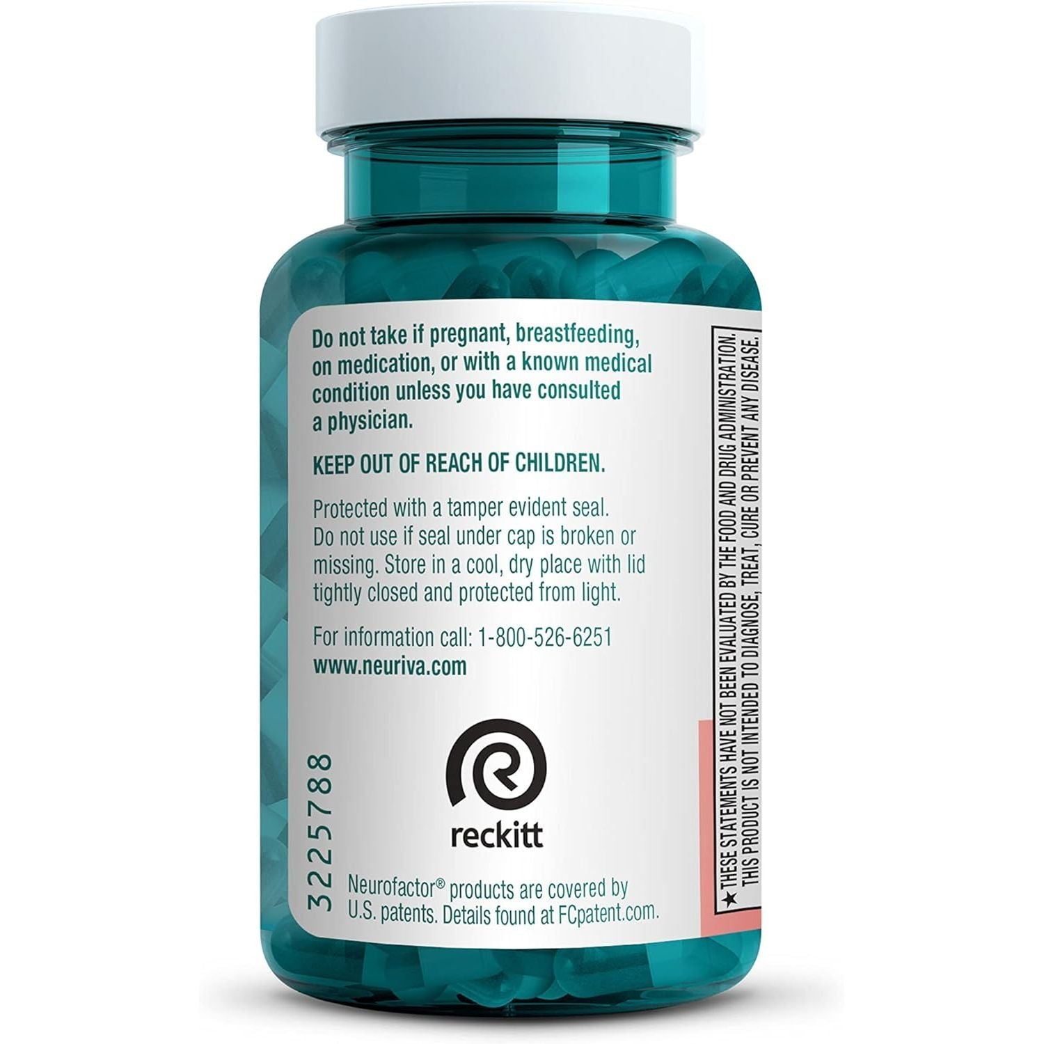 Buy now NEURIVA Original Decaffeinated Clinically Tested Nootropic Brain Supplement for Memory, Focus & Concentration, NeuroFactor & Phosphatidylserine, 28ct Capsules at indiglob india