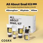 Buy now COSRX All About Snail Mucin Korean Skin Care Set, Mini Travel Essentials, Travel Size Gift Set with Snail Mucin Face Wash, Serum, Moisturizer & Eye Cream, Rejuvenating Kit at indiglob india