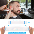 NICEMOVIC 5 Rolls Disposable Barber Paper Neck Strips Barber Accessories, Professional Barber Supplies Stretchy Paper Neck Strips for Salon Haircut Styling