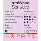 Buy now Sensitive Eyelash Extension Glue Stacy Lash 0.17fl.oz/5ml / 5-6 Sec Drying time/Retention â€“ 4-5 Weeks/Black Adhesive/Professional Supplies at indiglob india