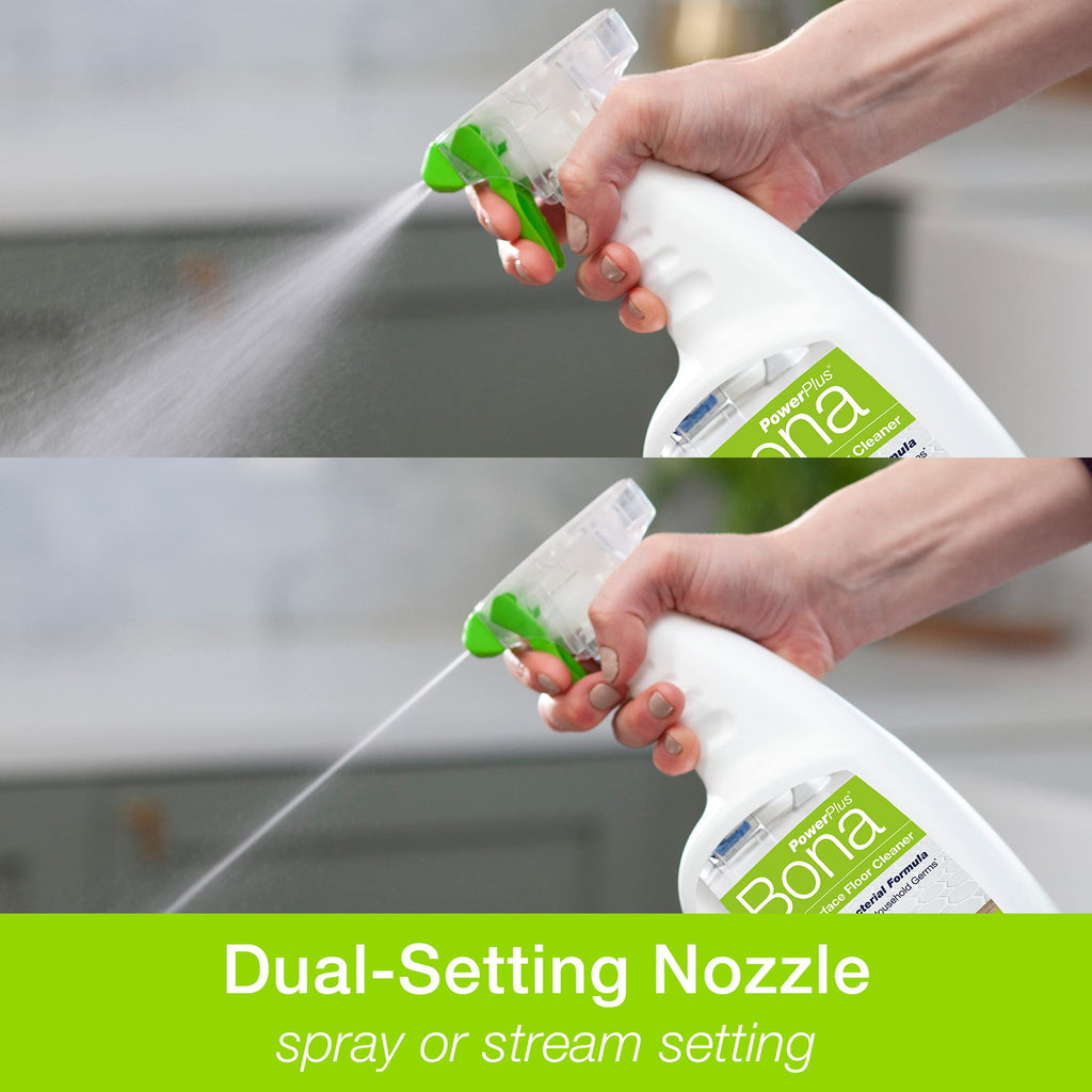Buy now Bona PowerPlus Multi-Surface Floor Deep Cleaner Spray - 32 fl oz - Refillable - Antibacterial Floor Cleaning Solution for Stone, Tile, Laminate, and Vinyl Floors at indiglob india