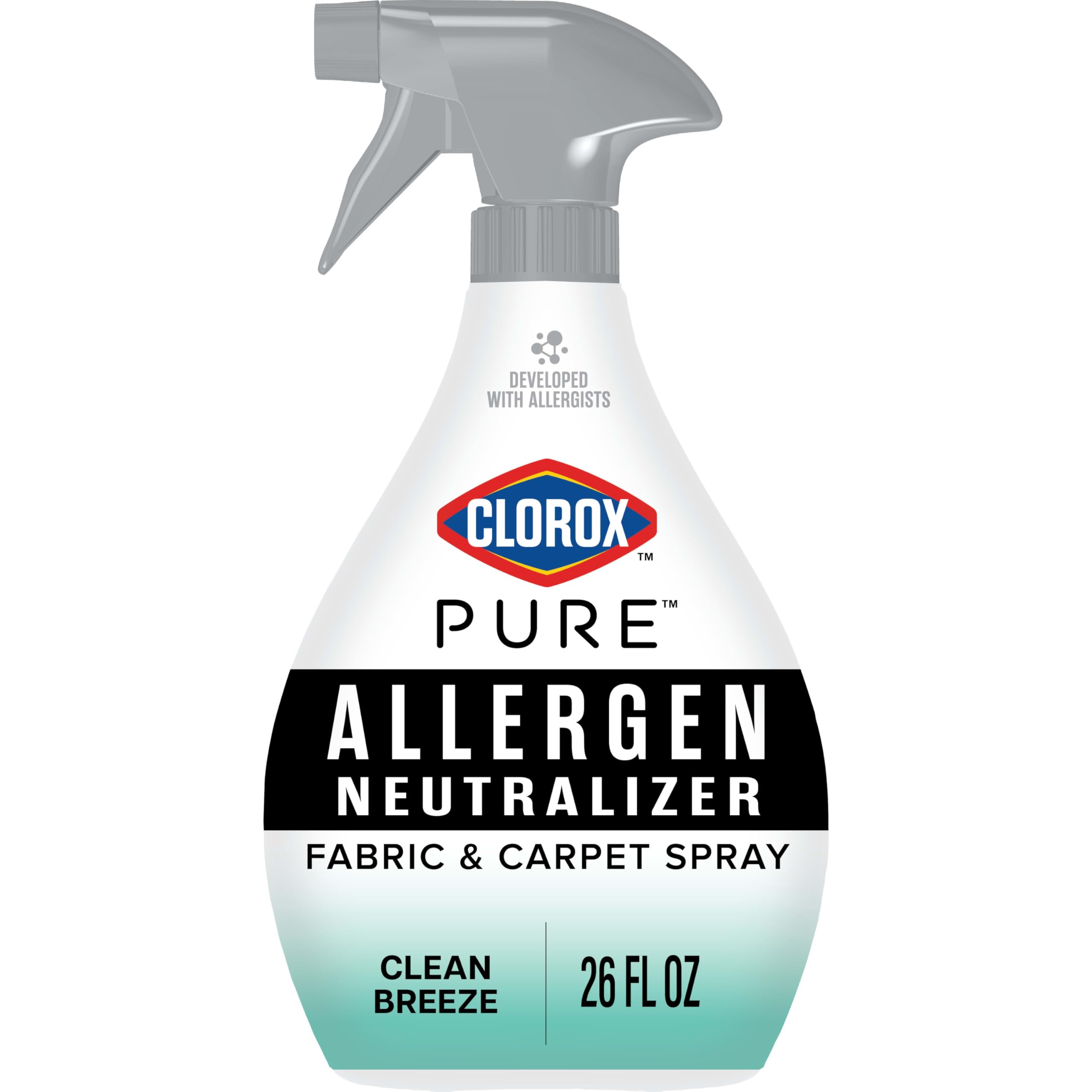 Buy now Clorox PURE Allergen Neutralizer Fabric and Carpet Spray, Clean Breeze, 26 Fluid Ounces at indiglob india