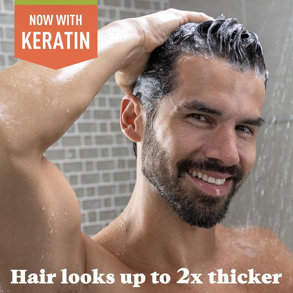 Just for Men Control GX 2-in-1 Shampoo & Conditioner, 6 Fl Oz (1 Pack) | Control GX 2-in-1 cleanses, conditions, and gradually reduces grays. Keratin strengthens and thickens hair.