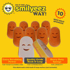 Smilyeez Scrub Moji Scrubbing Sponge Refill for The Dish Daddy (Reg. TM) Dishwand - (10 Pack)