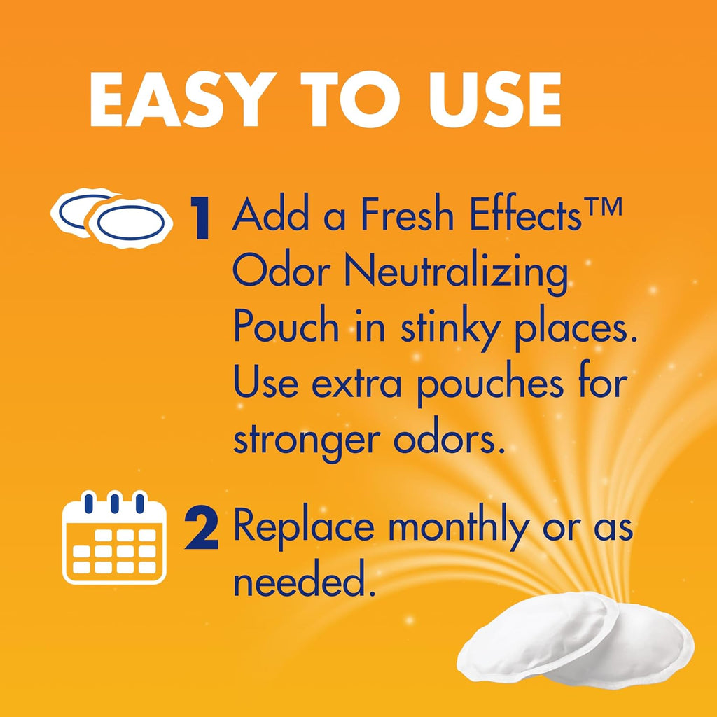 Buy now Arm & Hammer Fresh Effects Odor Neutralizing Baking Soda Pouches, Unscented Deodorizer for Long Lasting Freshness in Shoes, Gym Bags, & Small Spaces, 5 count at indiglob india