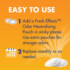 Buy now Arm & Hammer Fresh Effects Odor Neutralizing Baking Soda Pouches, Unscented Deodorizer for Long Lasting Freshness in Shoes, Gym Bags, & Small Spaces, 5 count at indiglob india