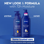 NIVEA Essentially Enriched Body Lotion, Very Dry Skin, Almond Oil, 16.9 Oz