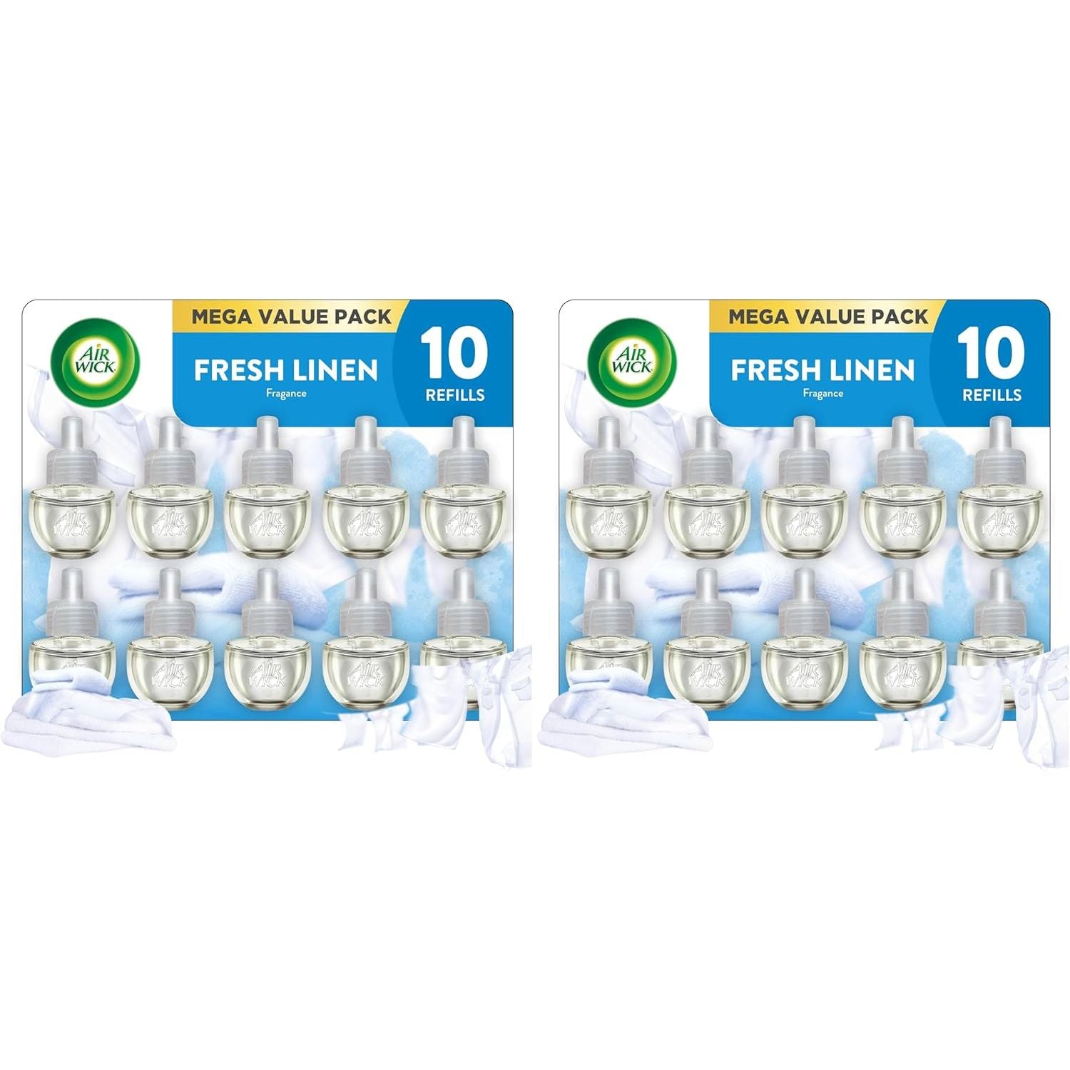 Buy now Air Wick Scented Oils 0+5 Fresh Linen 10 Count (Pack of 2) Fresh linen at indiglob india