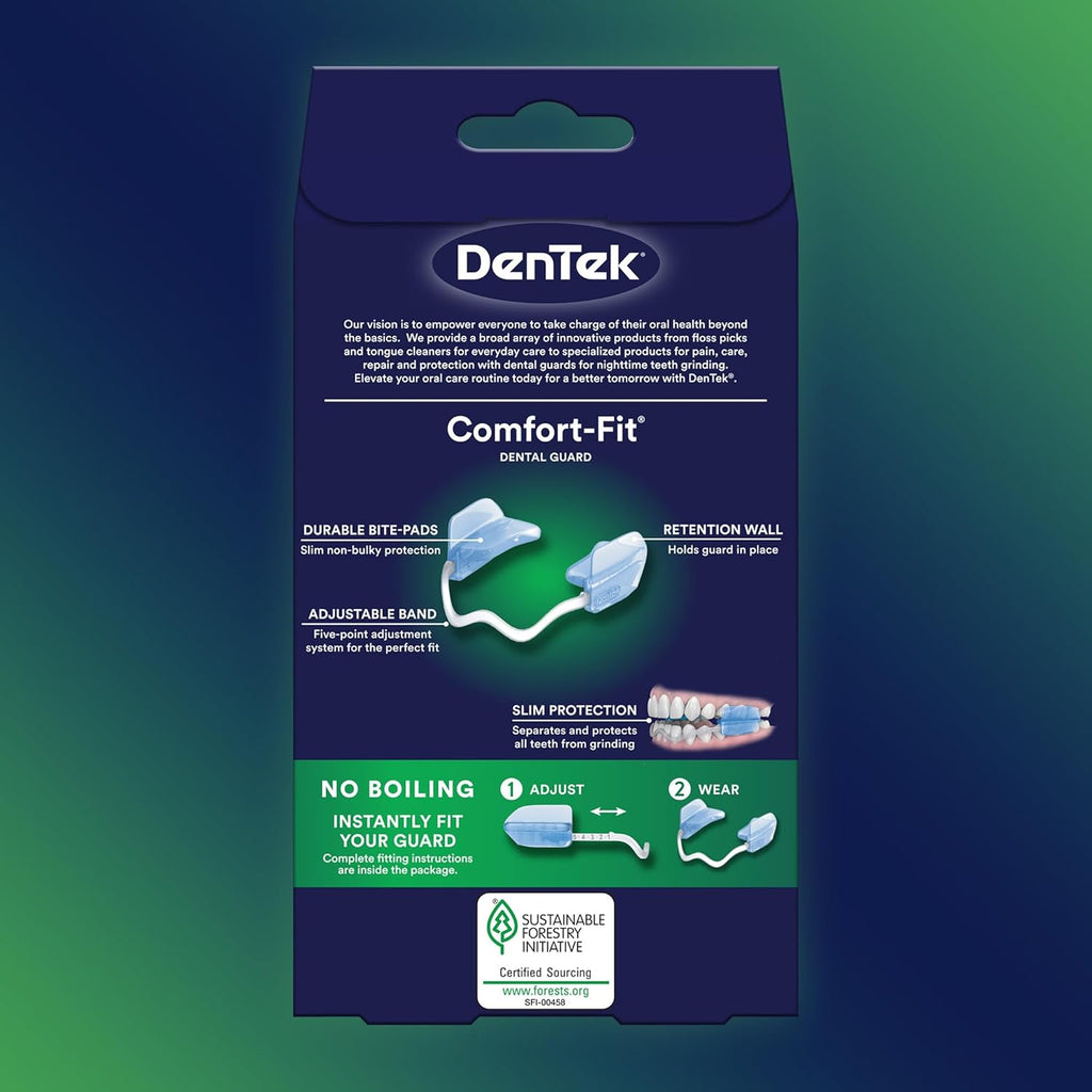 Buy now DenTek Comfort-Fit Dental Guard For Nighttime Teeth Grinding, Comfort-Fit Guard, 2 count(Pack of 1) at indiglob india