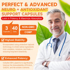 Totaria R Alpha Lipoic Acid 600mg - Stabilized ALA Supplement for Neuropathy Support Capsules, Nerve Health, Nervous System and Antioxidant, Non-GMO, Gluten Free, Vegan Safe 120 Counts