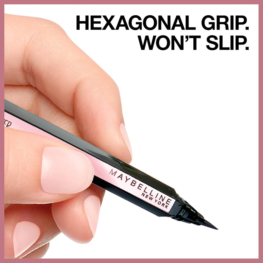 Buy now MAYBELLINE New York Hyper Easy Liquid Pen No-Skip Waterproof Eyeliner, Satin Finish, Pitch Brown at indiglob india