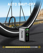 Fanttik X10 Ace Tiny Electric Bike Pump, 120PSI, 22s Inflate, Auto Stop
