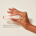 Buy now Softdisc Menstrual Discs | Disposable Period Discs | Tampon, Pad, and Cup Alternative | Capacity of 3 Super Tampons | HSA or FSA Eligible | 14 Count at indiglob india
