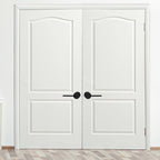 Buy now Berlin Modisch Zero Gravity Urban Series Dummy Lever Door Handle Pack of 2 Non-Turning Single Side Pull Only Lever Set [for Closet or French Doors] Heavy Duty – Iron Black Finish at indiglob india