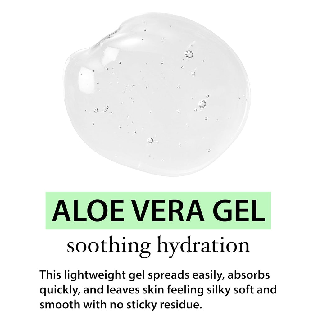 Buy now Organic Aloe Vera Gel for Skin, Face, Body, After Sun Care - USDA Certified Organic, 12 fl. oz. at indiglob india