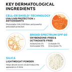 Anthelios Light Fluid Facial Sunscreen SPF 60, Lightweight Sunscreen for Face, Fluid Texture, Broad Spectrum SPF