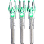 Nockturnal-X Lighted Nock for Arrows with .204 Inside Diameter Including Victory, Easton and G-Uni Brands, Green