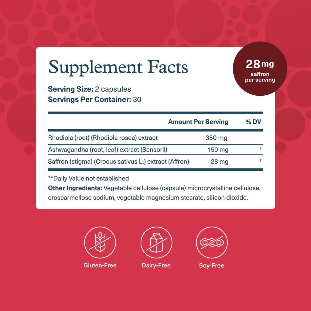 Youtheory Saffron, 60 Vegetarian Capsules, 30-Day Supply