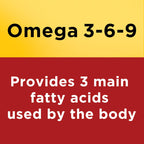 Nature Made Triple Omega 3 6 9 Supplements, 150 Softgels | Fish Free Omega 3 Fatty Acid Supplement with Flaxseed, Safflower & Olive Oils, Heart Health Support, 75 Day Supply