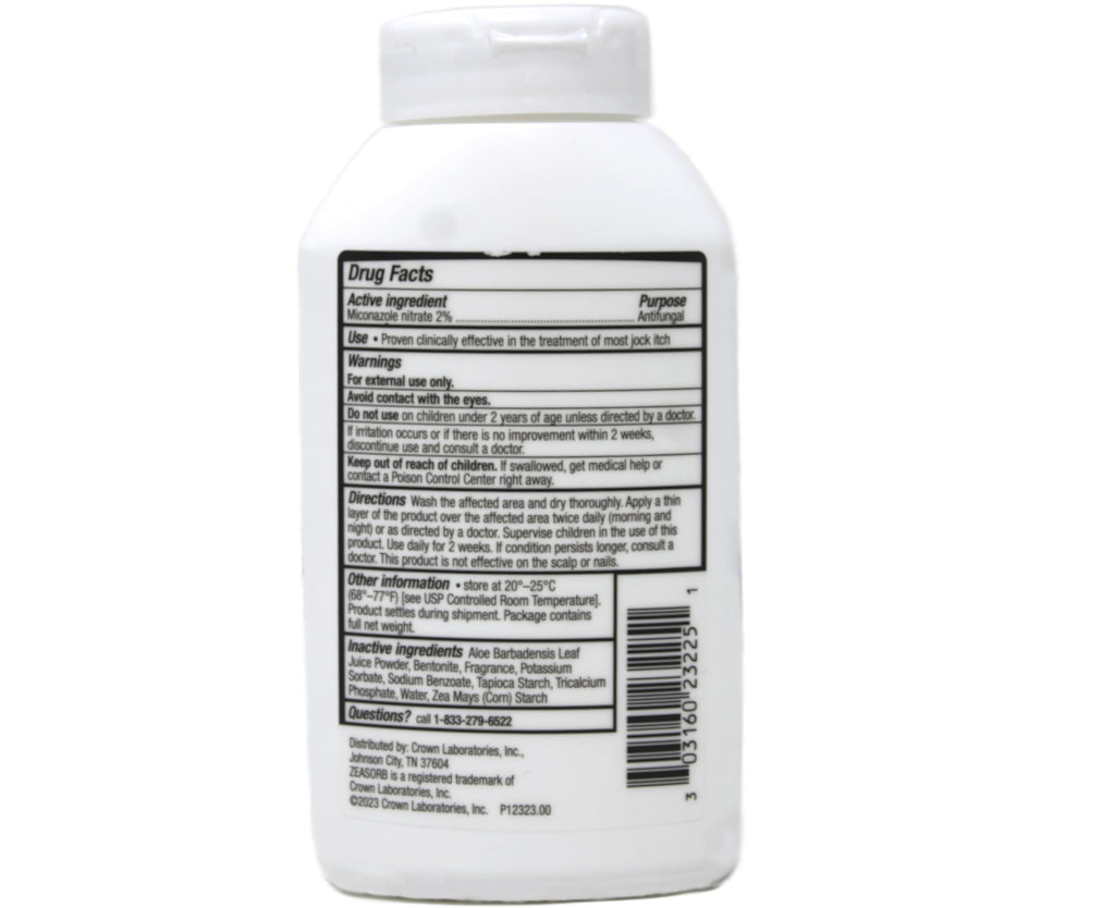 Zeasorb Super Absorbent Antifungal Treatment Powder for Jock Itch, 2.5 Ounce (Pack of 2)