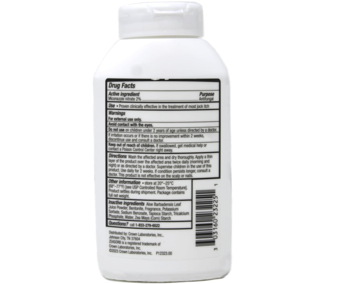 Zeasorb Super Absorbent Antifungal Treatment Powder for Jock Itch, 2.5 Ounce (Pack of 2)