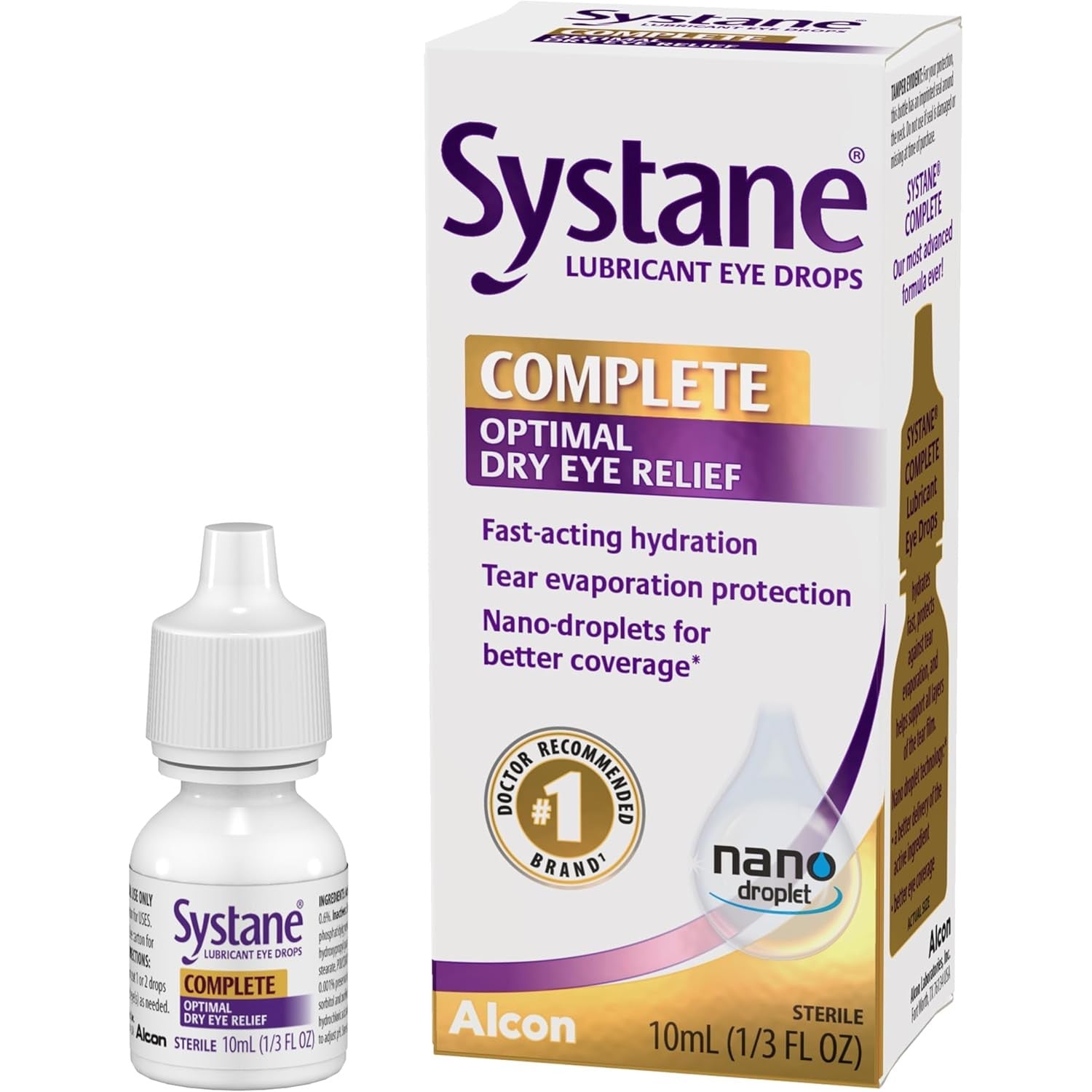 Buy now Systane Complete Lubricant Eye Drops, 0.34 Fl Oz, Twin Pack (Pack of 2) 0.34 Fl Oz (Pack of 1) at indiglob india