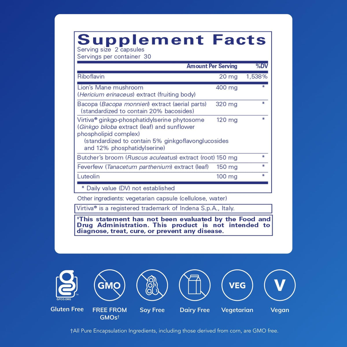 Pure Encapsulations Brain Reset, 60 Capsules