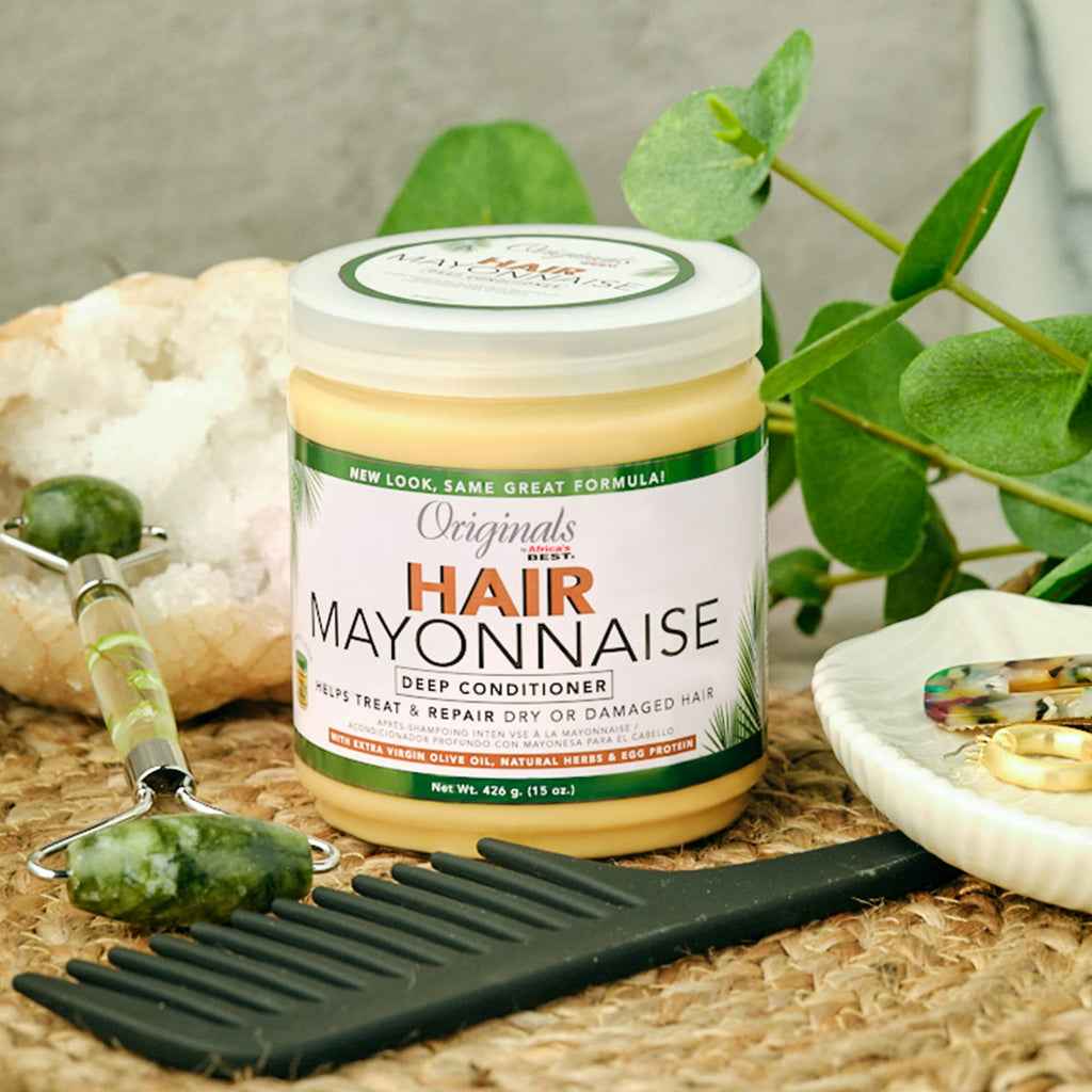 Buy now Originals By Africa's Best Hair Mayonnaise Conditioner – 2 Pack (15 oz Jars) – Enriched with Herbal Extracts, Egg Protein & Olive Oil for Deep Conditioning & Repair at indiglob india