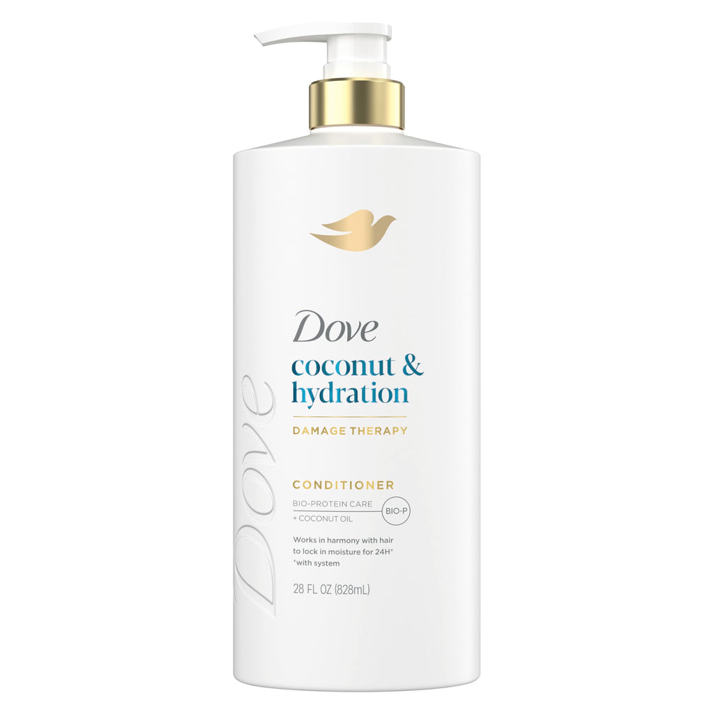 Dove Conditioner Coconut & Hydration for Dry Hair Care, 28 Fl Oz
