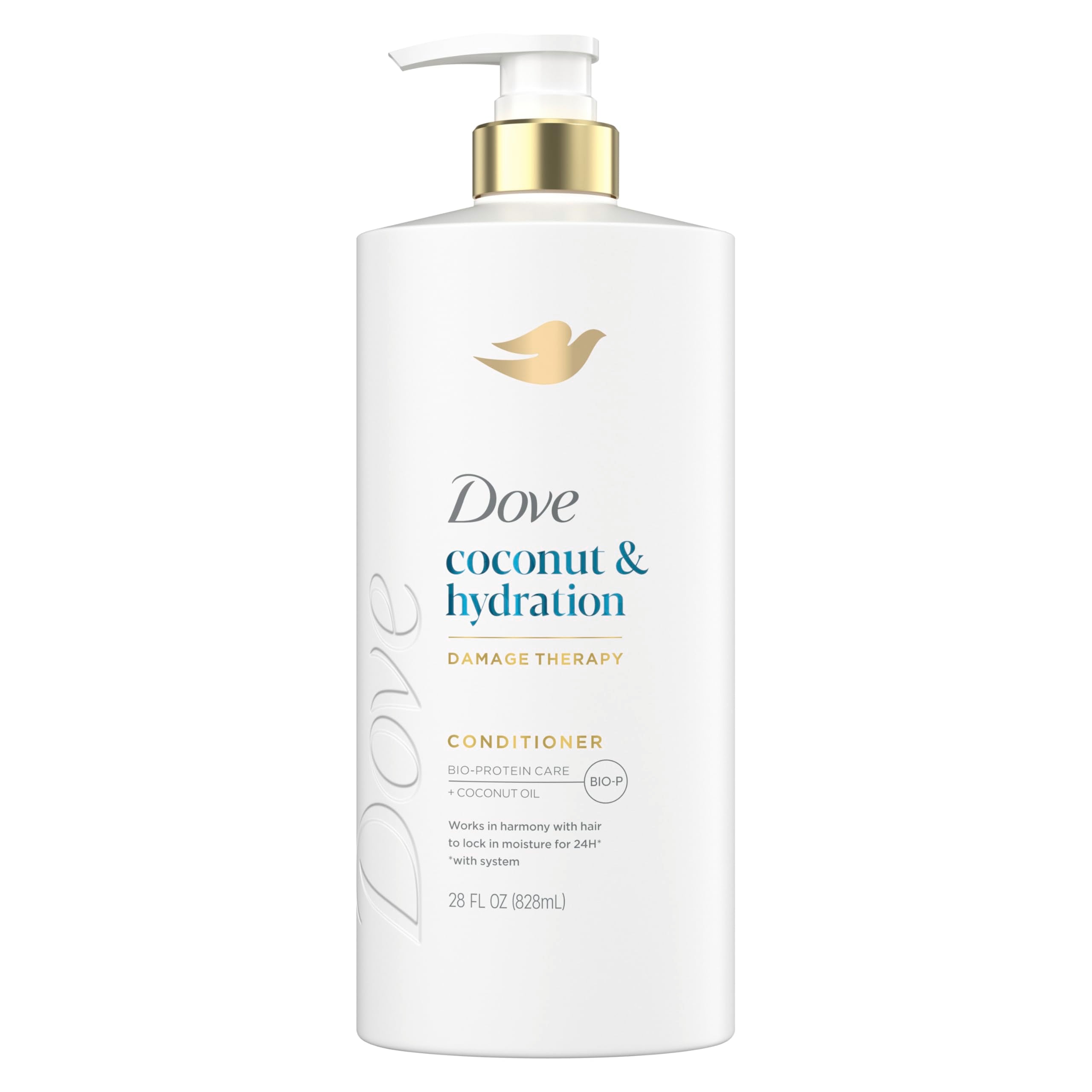 Dove Conditioner Coconut & Hydration for Dry Hair Care, 28 Fl Oz