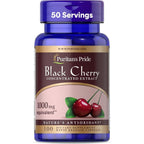 Buy now Puritan's Pride Black Cherry Concentrated Extract 250 mg (1000mg Equivalent), Dietary Supplement for General Wellness and Healthy Lifestyle*, 50 Day Supply, 100 Rapid Release Capsules 100 Count (Pack of 1) at indiglob india