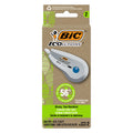 BIC Ecolutions Wite-Out Brand, 19.6 Feet, 2-Count Pack, Correction Tape Made from 56% Recycled Plastic Excluding Tape