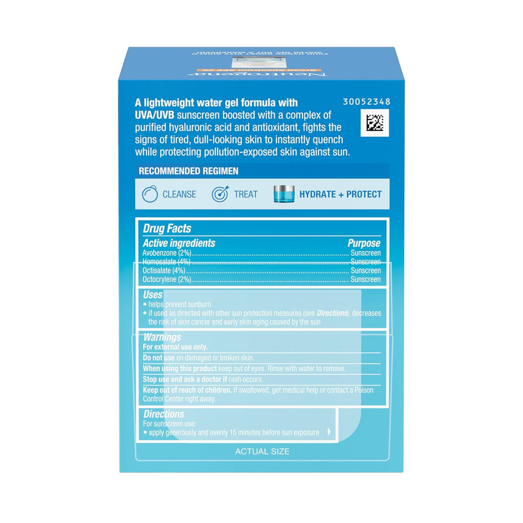 Buy now Neutrogena Hydro Boost City Shield Water Gel Face Moisturizer with Broad Spectrum SPF 25, Hydrating Facial Sunscreen with Hyaluronic Acid, Oil-Free and Non-Comedogenic Face Lotion, 1.7 oz at indiglob india
