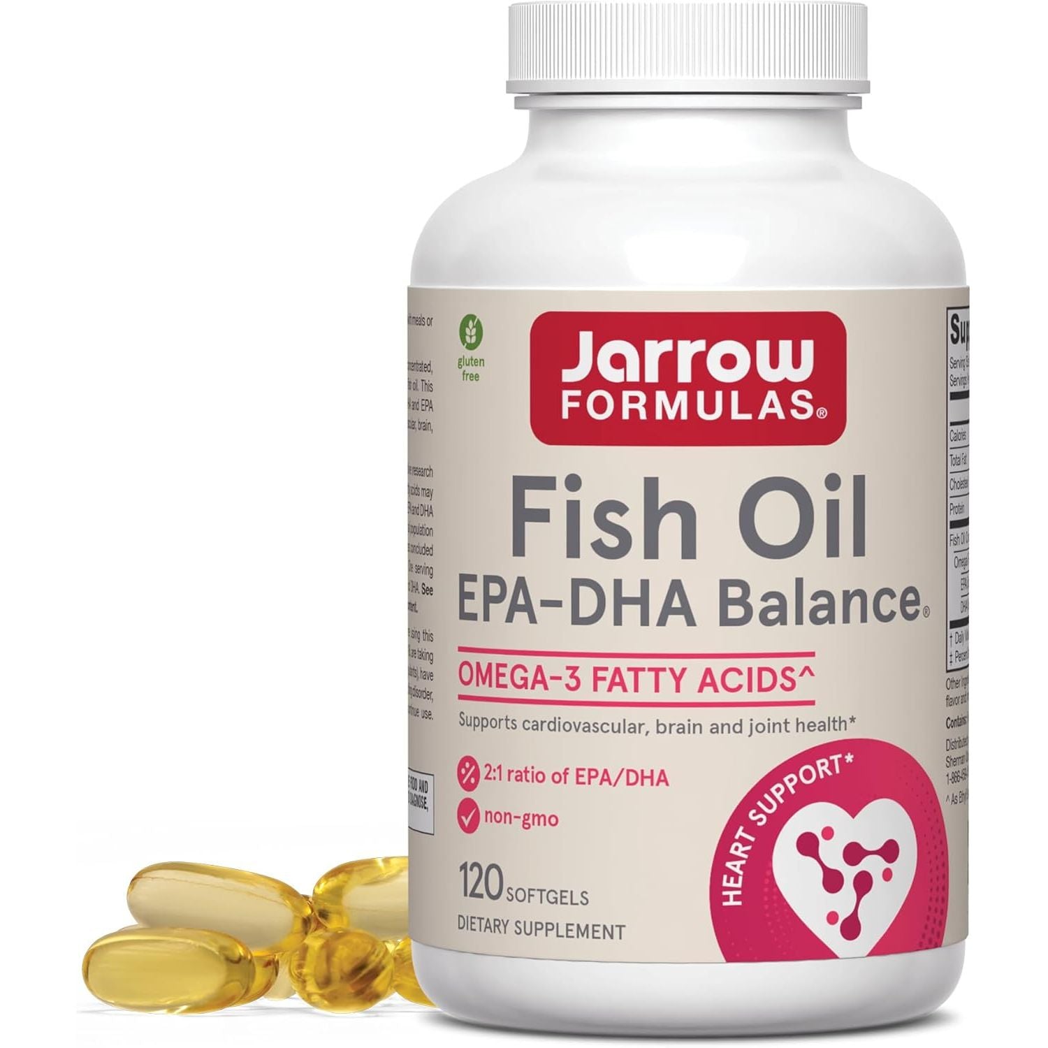 Buy now Jarrow FormulasÂ® EPA-DHA BalanceÂ®, 1,200 mg Omega-3 Fatty Acids for Cardiovascular Support, 120 Softgels, 60 Day Supply at indiglob india